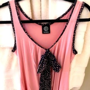 Pink Sleeveless Blouse